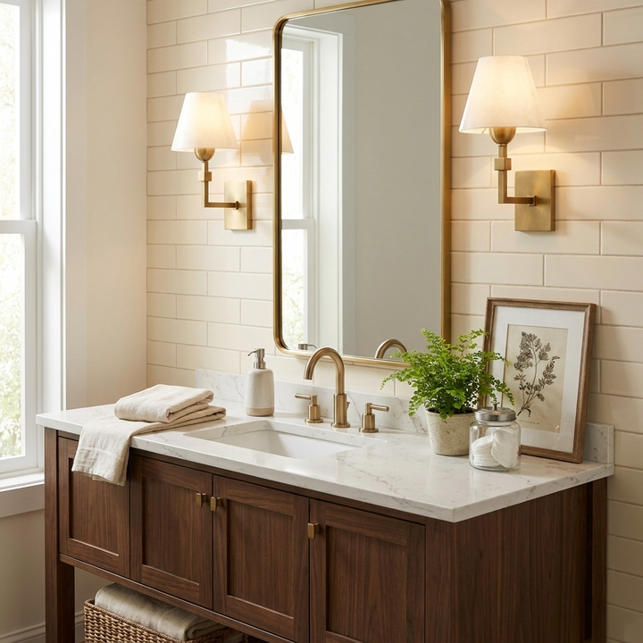 Virelle Alabaster Tapered Wall Sconce