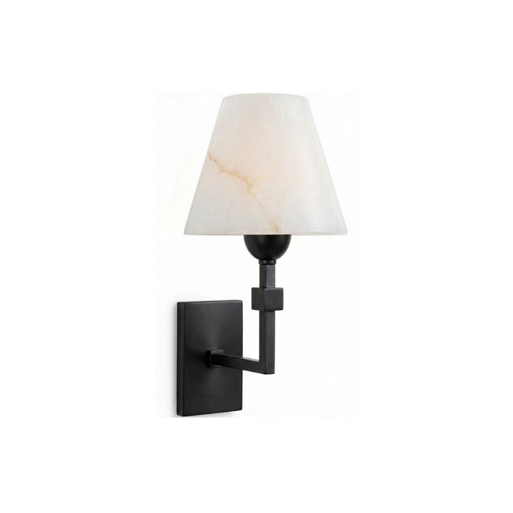 Virelle Alabaster Tapered Wall Sconce