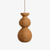 Virelle Gourd Rattan Pendelleuchte