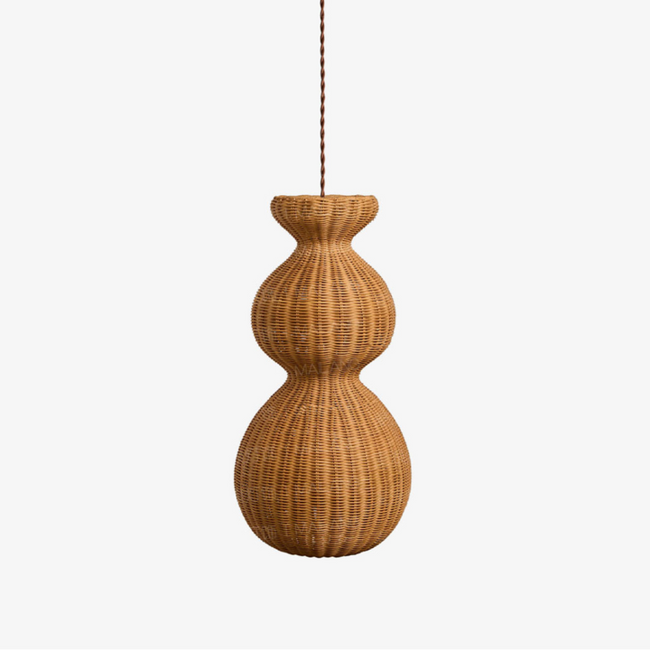 Virelle Gourd Rattan Pendant Light