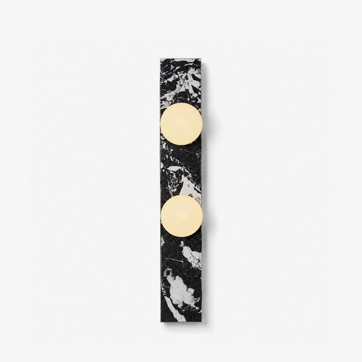 Virelle Stone Double Globe Wall Sconce