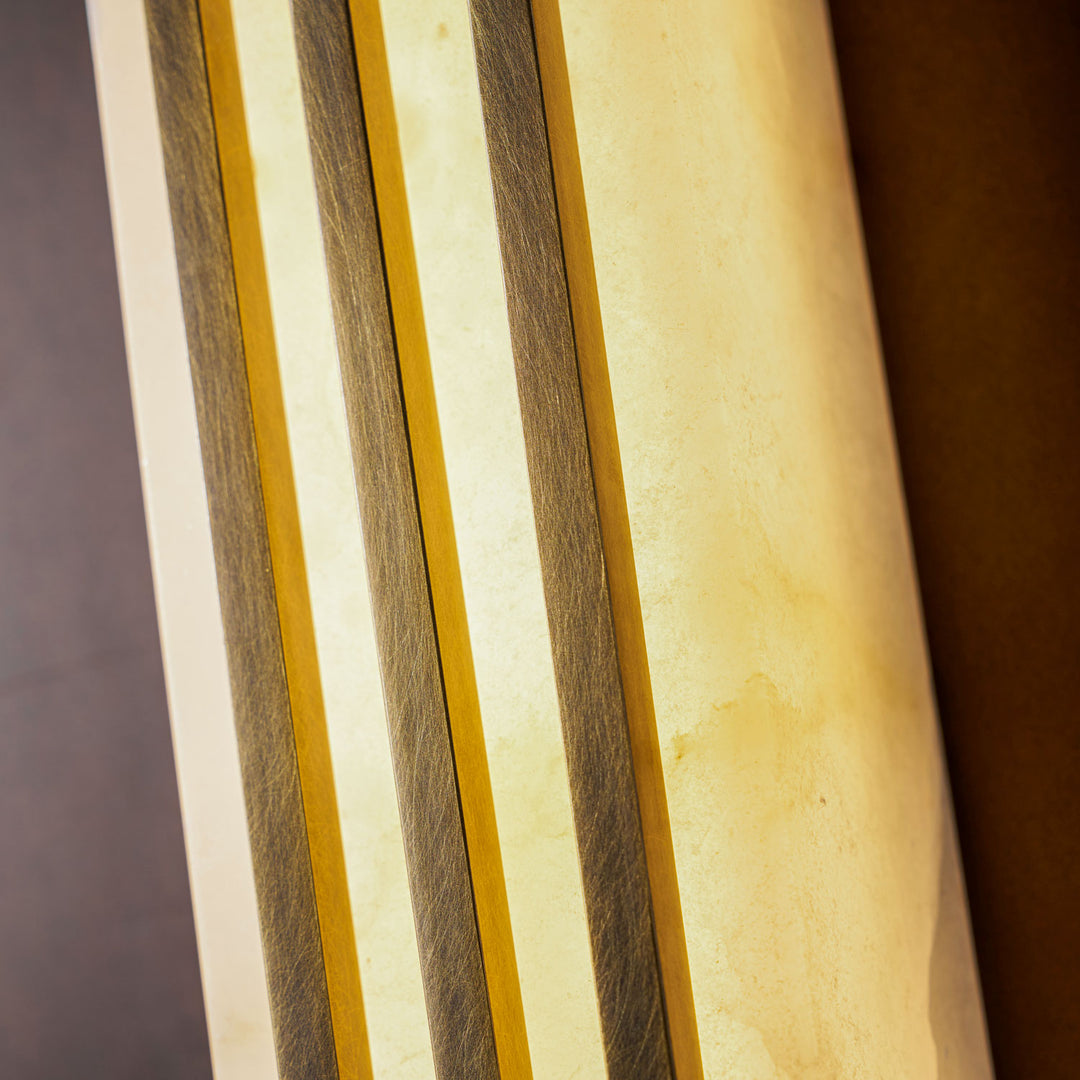 Virex Layered Alabaster-Wandleuchte