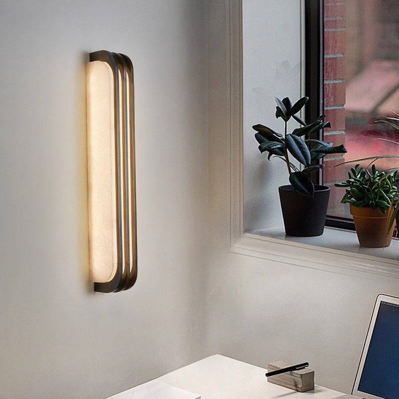 Virex Layered Alabaster Wall Light - Vakkerlight