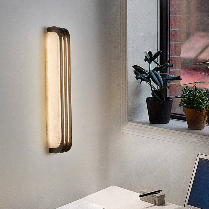 Virex Layered Alabaster Wall Light - Vakkerlight