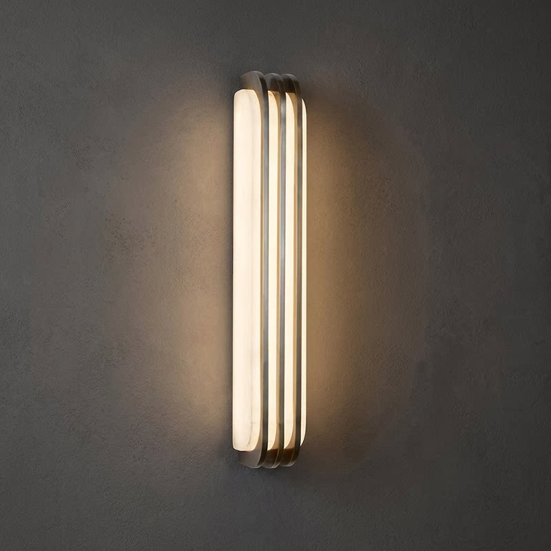 Virex Layered Alabaster Wall Light - Vakkerlight
