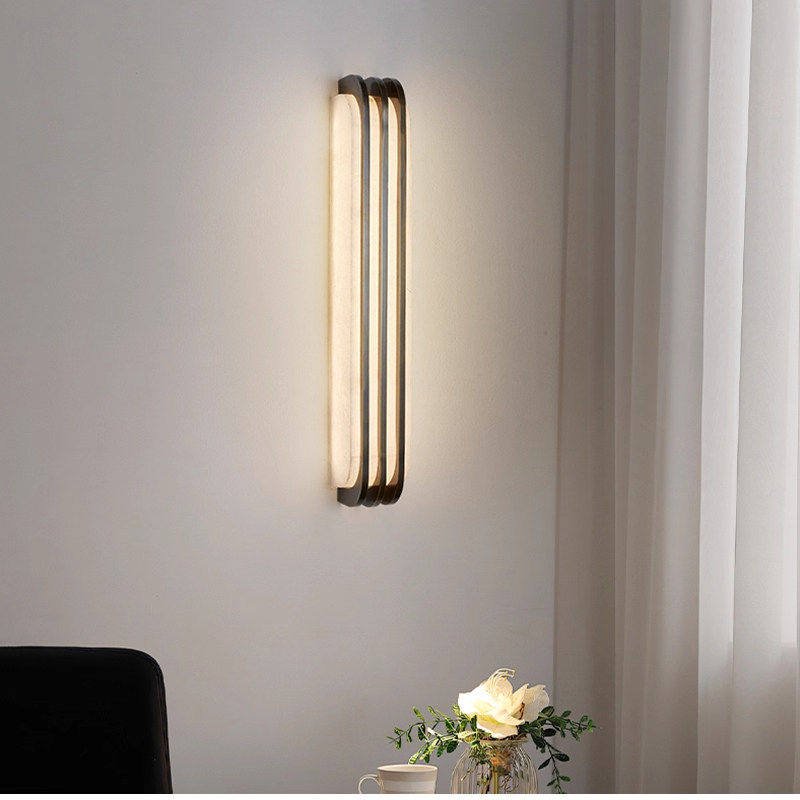Virex Layered Alabaster Wall Light - Vakkerlight