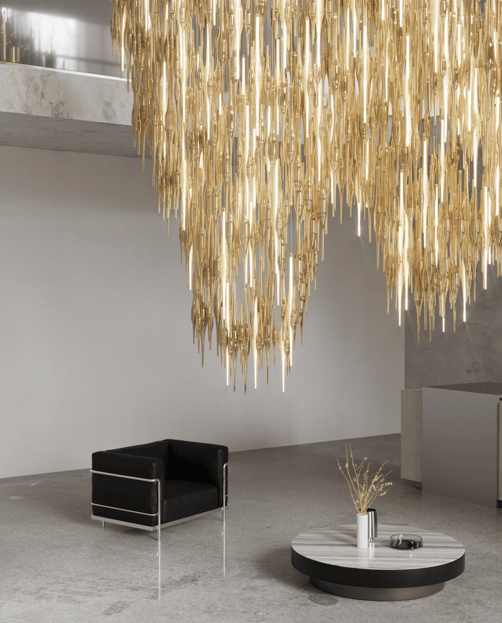 Vitara Glass Drop Customize Chandelier - Vakkerlight