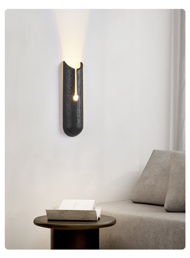 Vulca Split Stone Wall Light - Vakkerlight