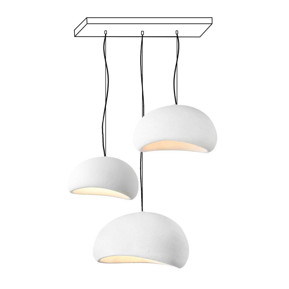 Lampadario combinato khmara grezzo