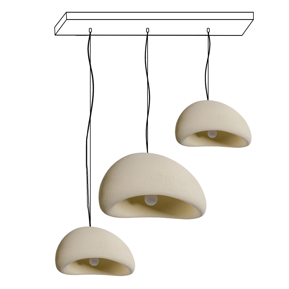 Lampadario combinato khmara grezzo