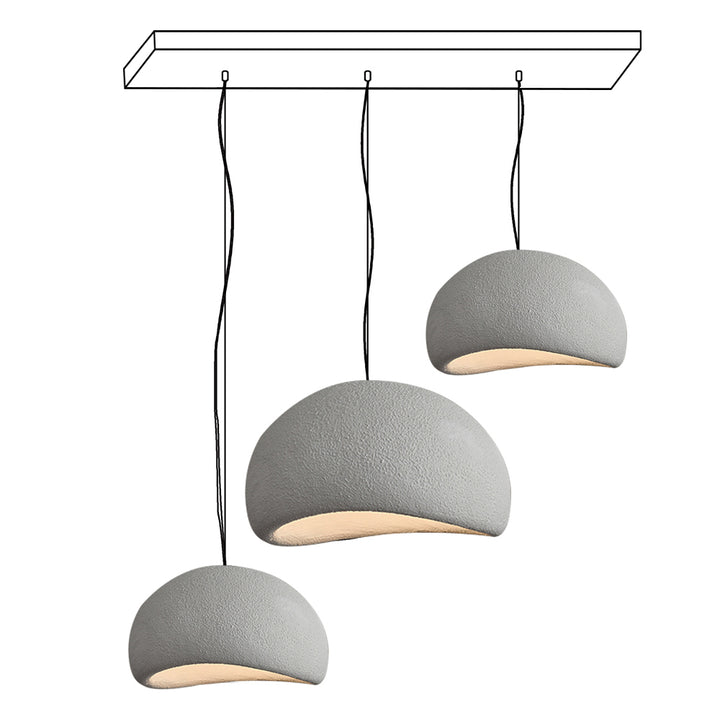 Lampadario combinato khmara grezzo