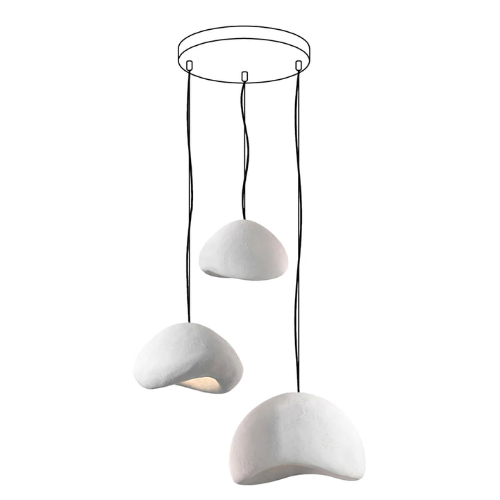 Lampadario combinato khmara grezzo