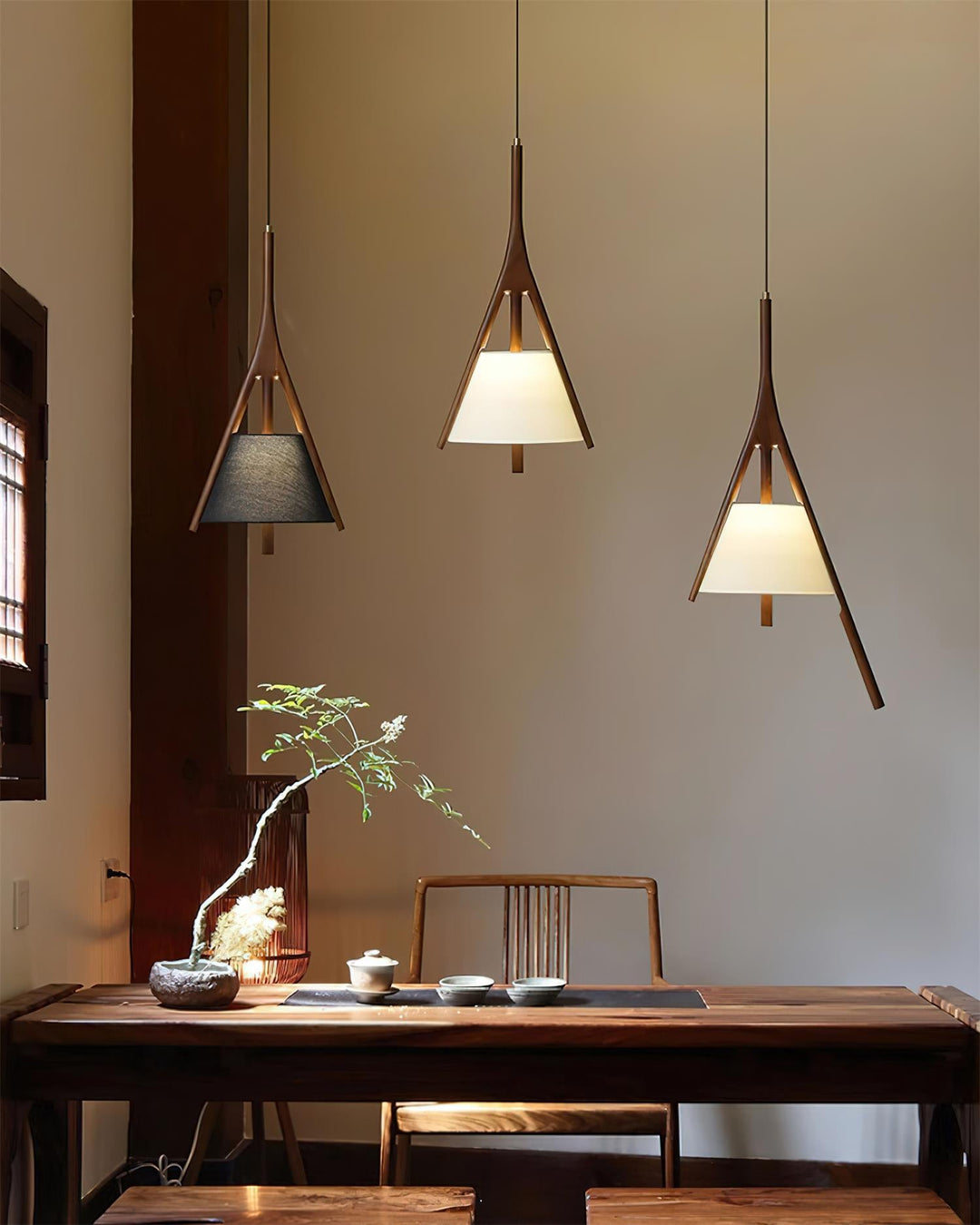 Nanzhi Wood Pendant Lamp