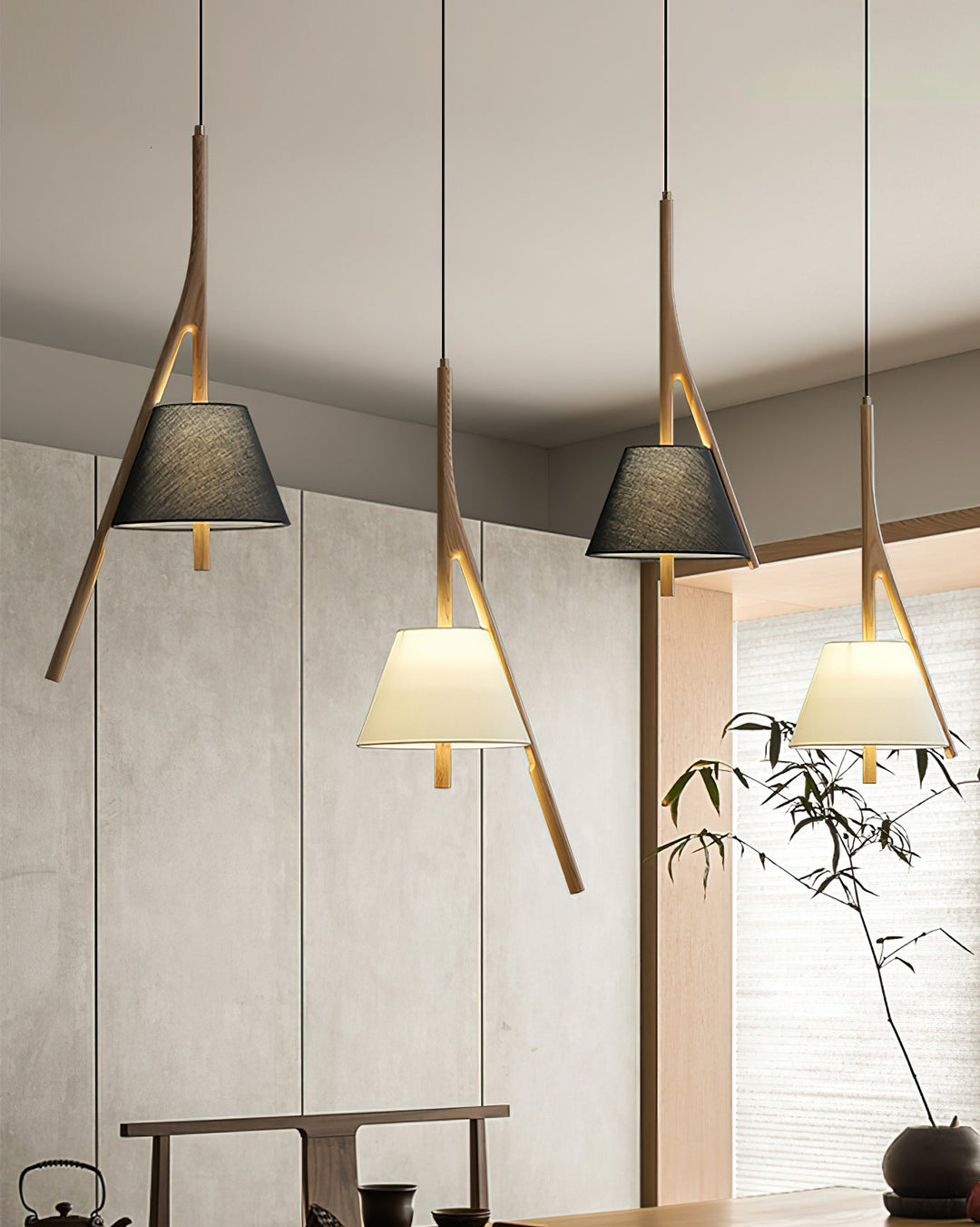 Nanzhi Wood Pendant Lamp