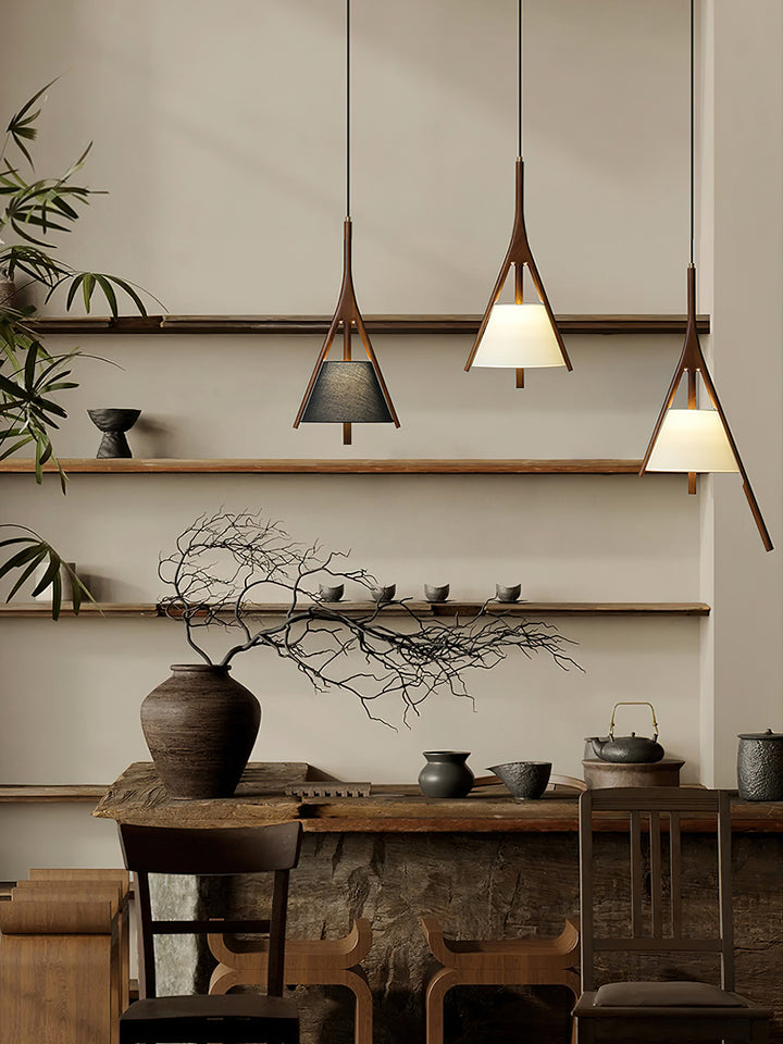 Nanzhi Wood Pendant Lamp