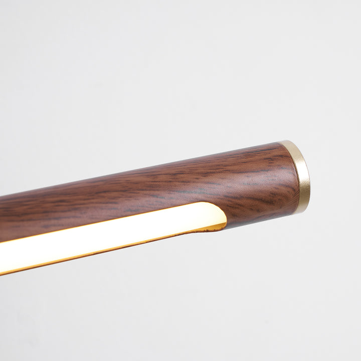Walnut Color Linear Adjustable Wall Light - Vakkerlight