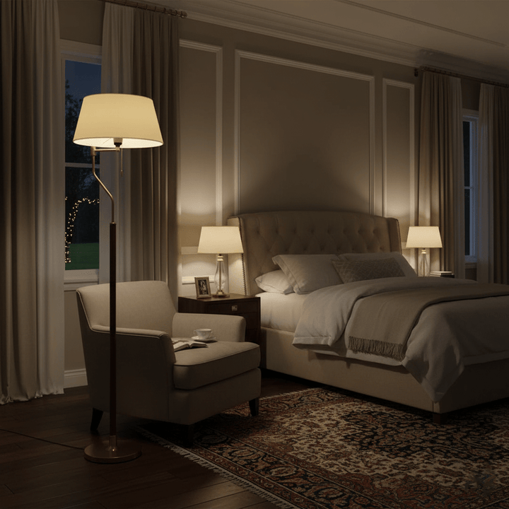 Walnut Whisper Floor Lamp - Vakkerlight