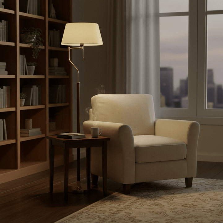 Walnut Whisper Floor Lamp - Vakkerlight