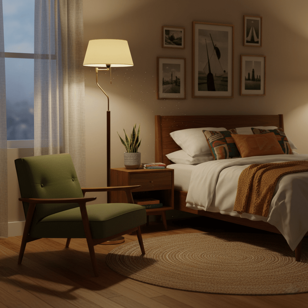 Walnut Whisper Floor Lamp - Vakkerlight