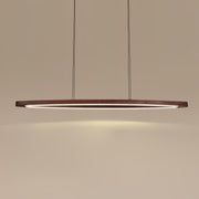 Walnut Arc Linear Pendant Lamp - Vakkerlight
