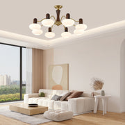 Walnut Color Embrace Chandelier