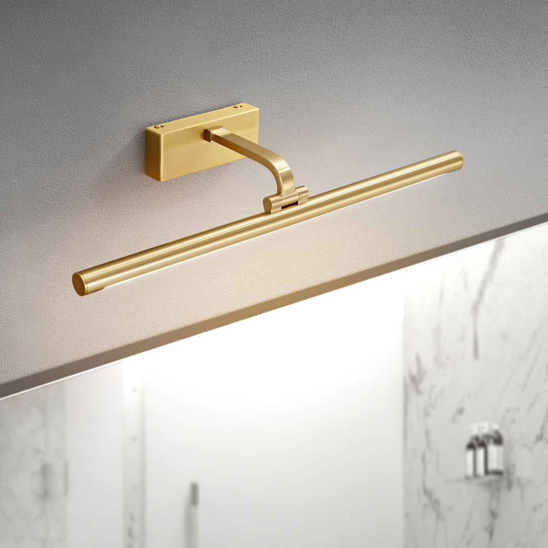 Walnut Color Linear LED Wall Light - Vakkerlight