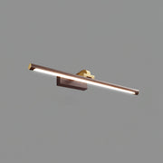 Walnut Color Linear LED Wall Light