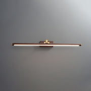 Walnut Color Linear LED Wall Light