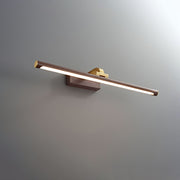 Walnut Color Linear LED Wall Light