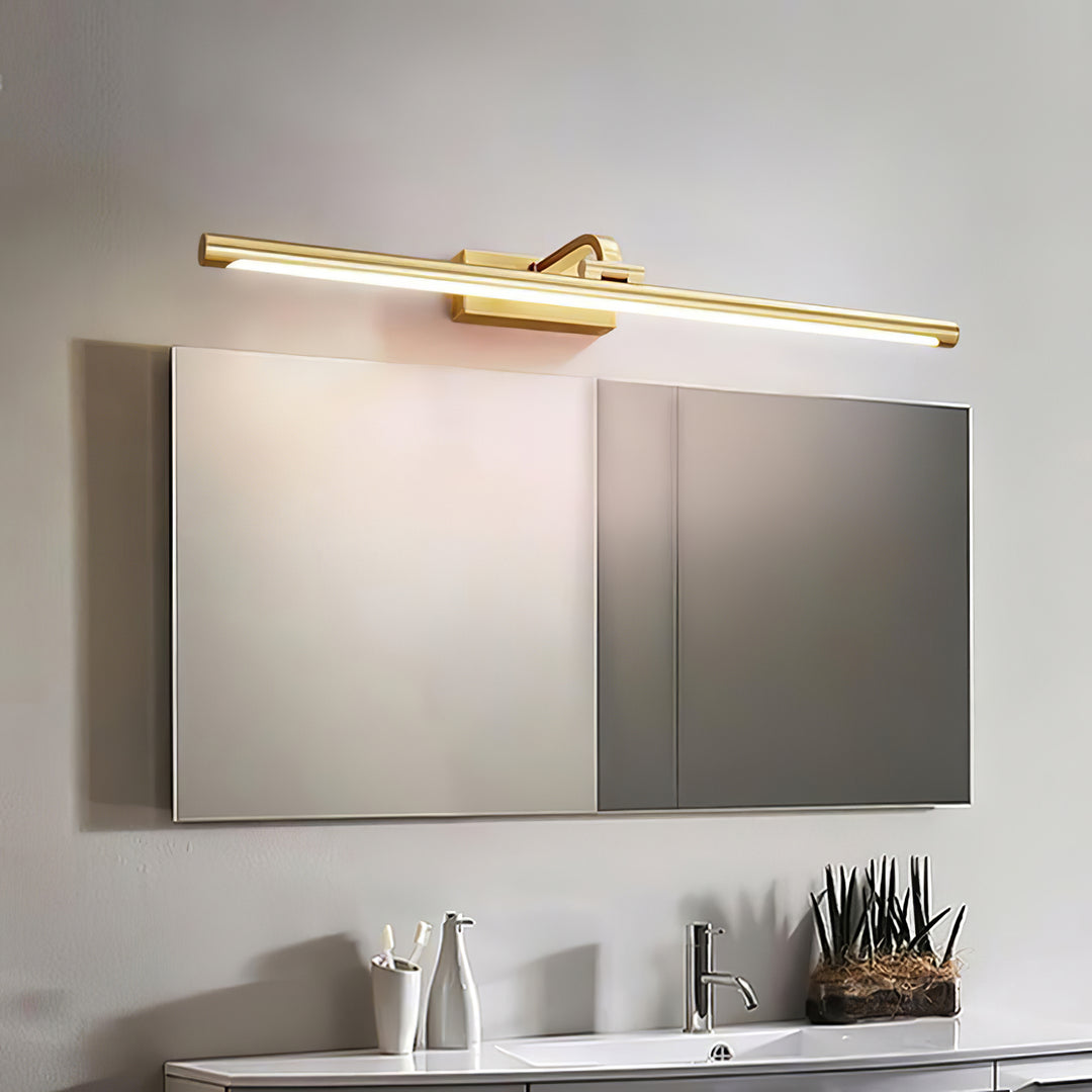 Walnut Color Linear LED Wall Light - Vakkerlight