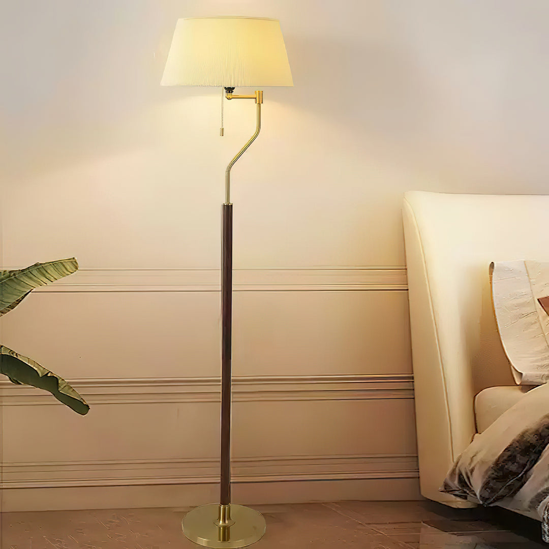 Walnut Whisper Floor Lamp