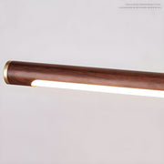 Walnut Color Linear Adjustable Wall Light