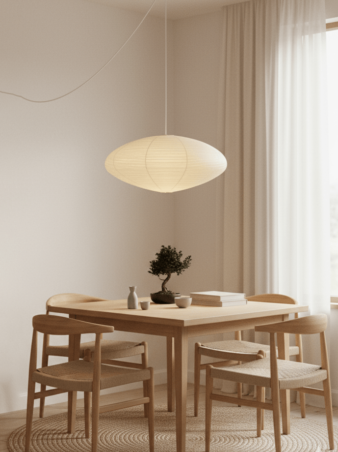 Washi Paper 15A Swag Light - Vakkerlight