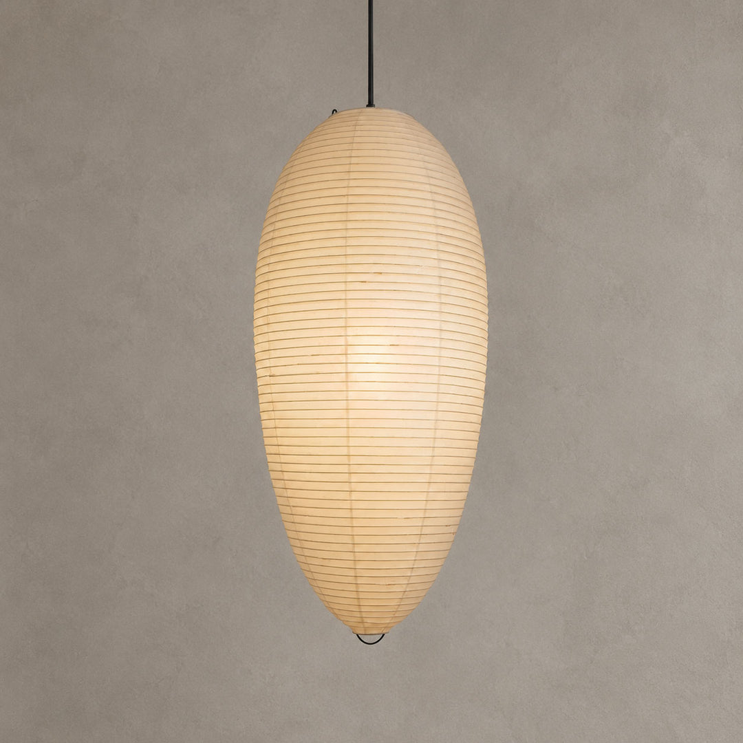 Washi Paper Chestnut Pendant Lamp – detail 33