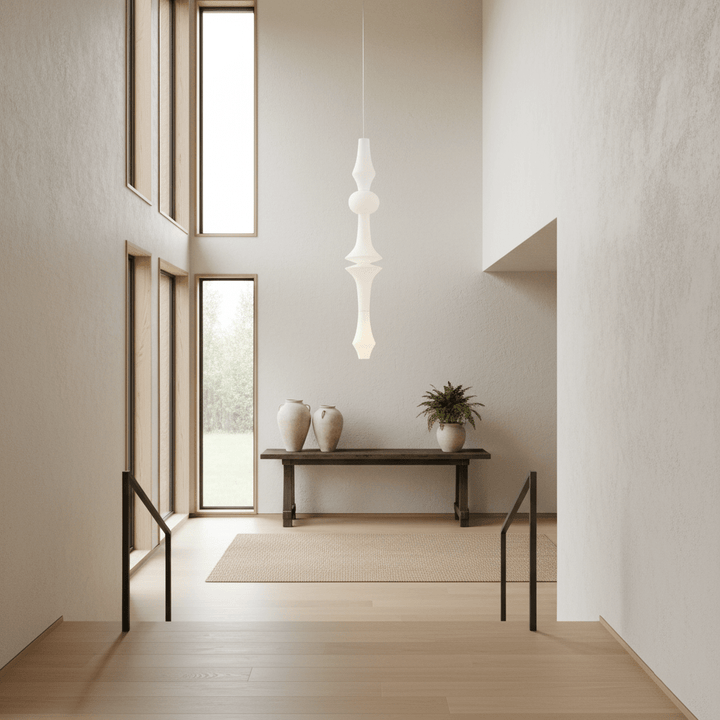 Washi Paper E Pendant Light - Vakkerlight