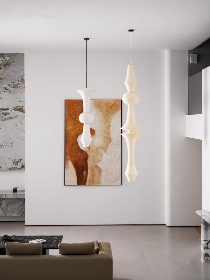 Washi Paper E Pendant Light - Vakkerlight