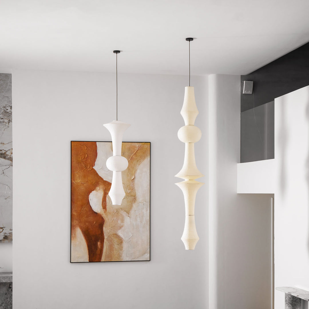 Washi Paper E Pendant Light - Vakkerlight