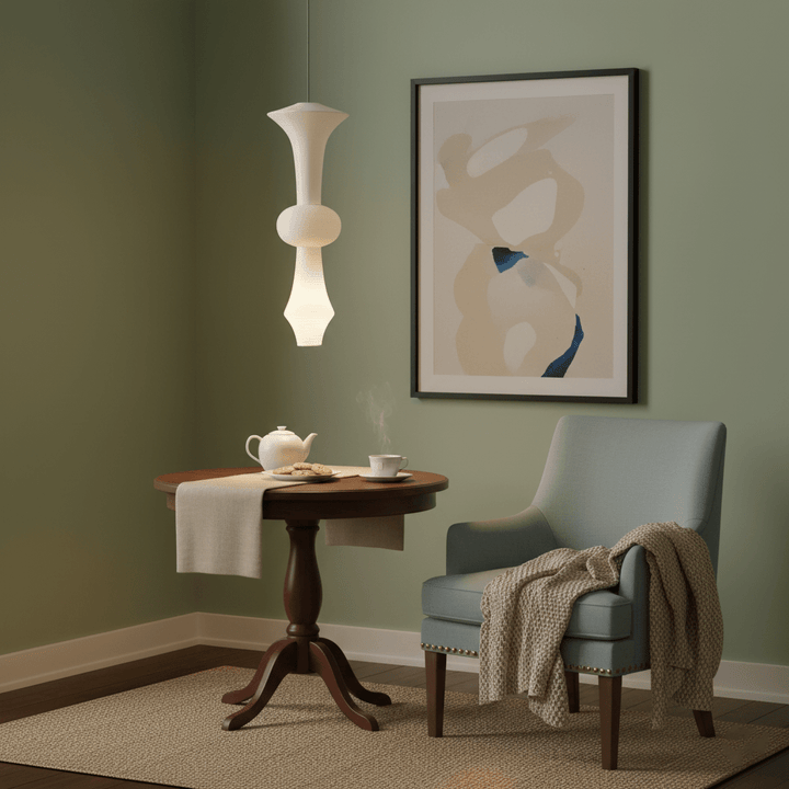 Washi Paper E Pendant Light - Vakkerlight