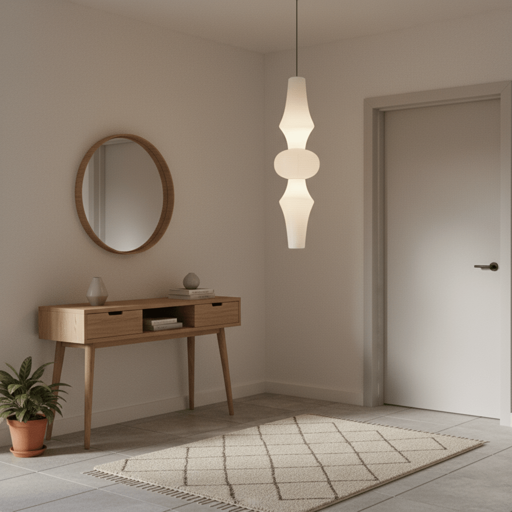 Washi Paper E Pendant Light - Vakkerlight