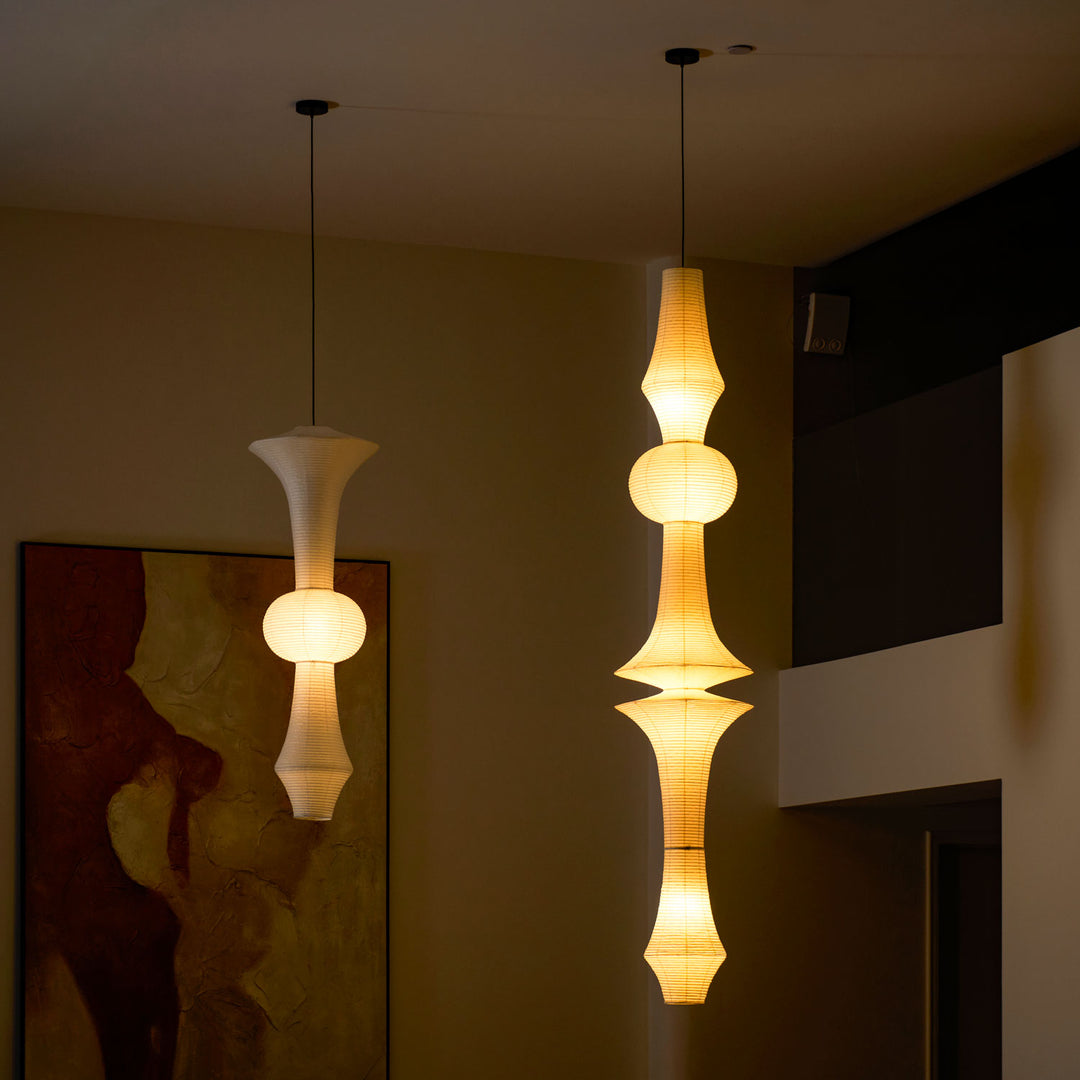 Washi Paper E Pendant Light - Vakkerlight