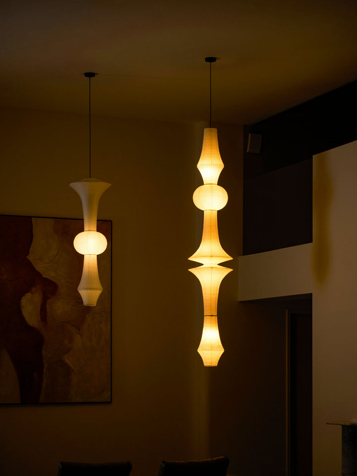 Washi Paper E Pendant Light - Vakkerlight