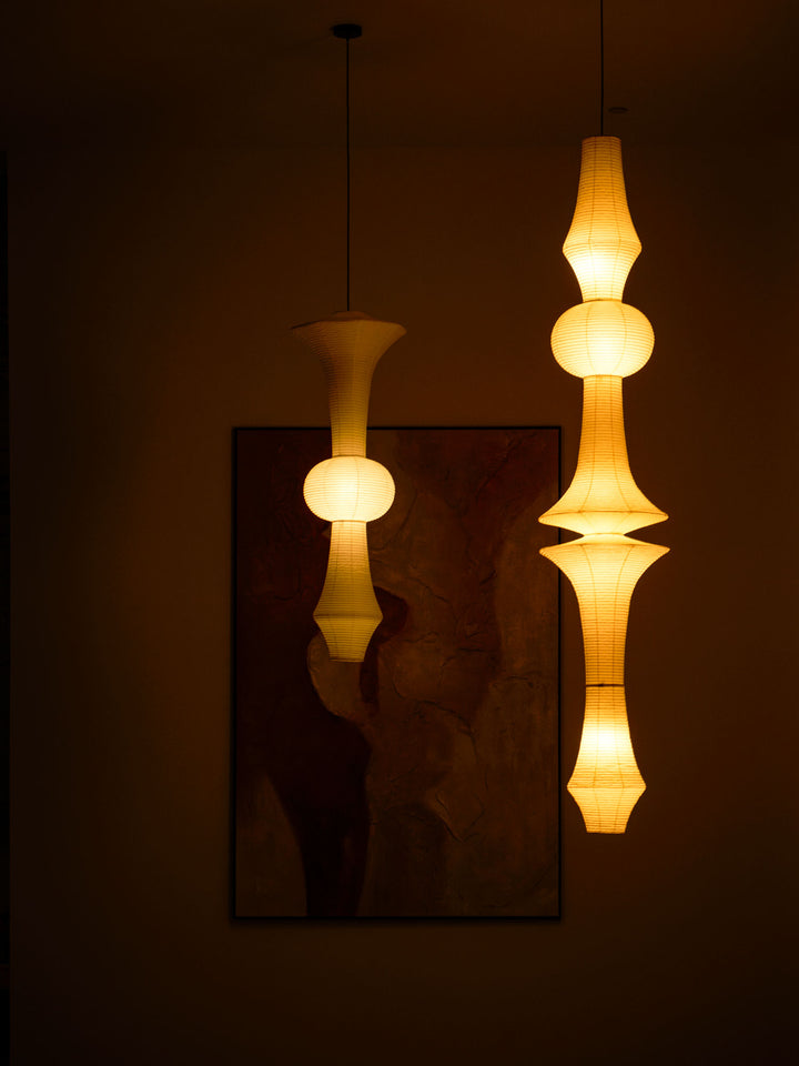 Washi Paper E Pendant Light - Vakkerlight