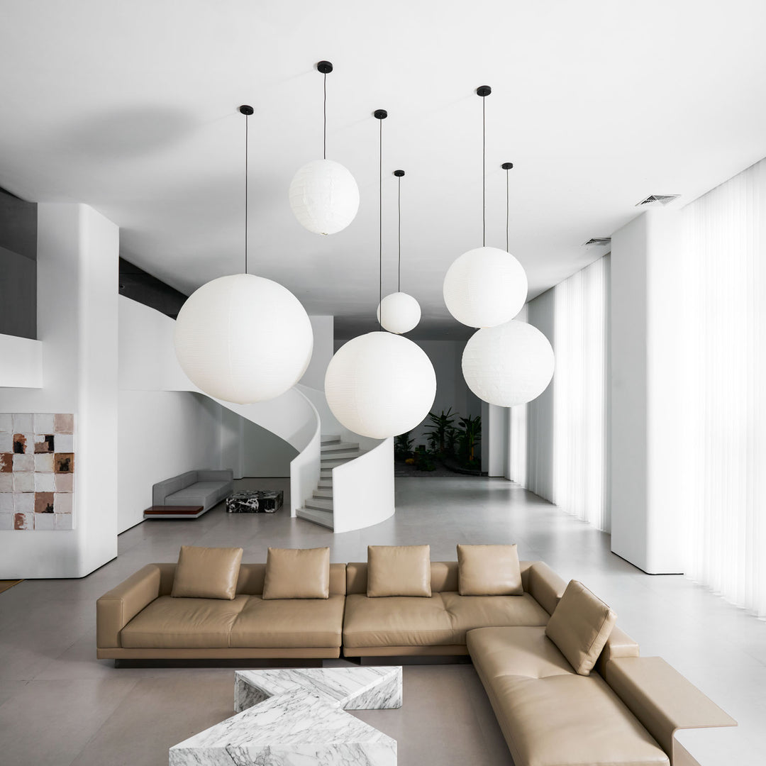 Washi Paper Round Series Pendant Lamp - Vakkerlight