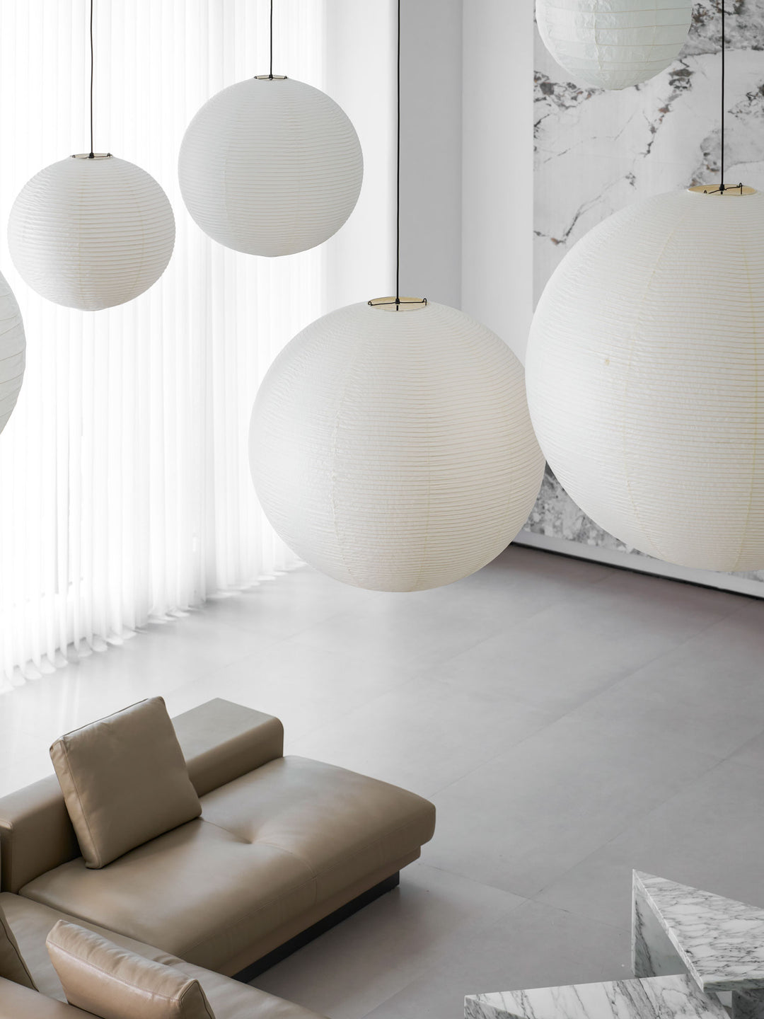 Washi Paper Round Series Pendant Lamp - Vakkerlight