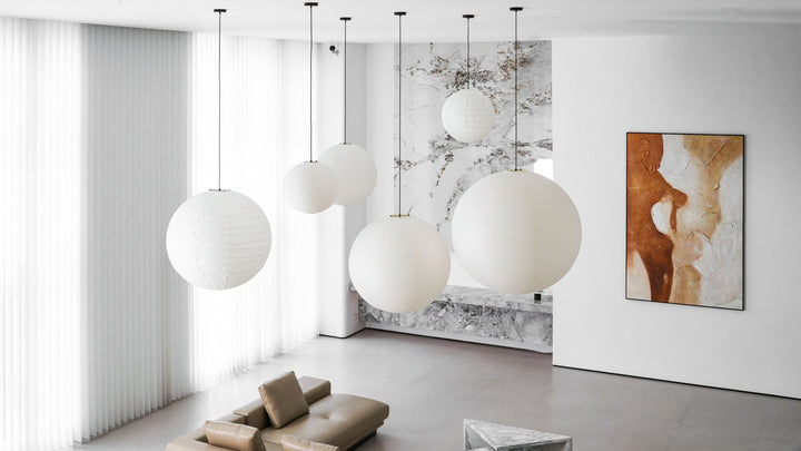 Washi Paper Round Series Pendant Lamp - Vakkerlight