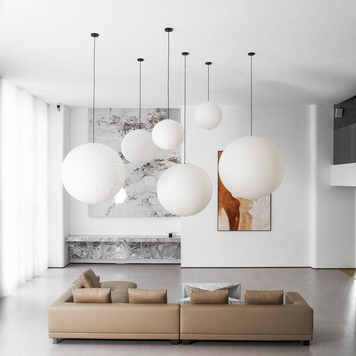 Washi Paper Round Series Pendant Lamp - Vakkerlight
