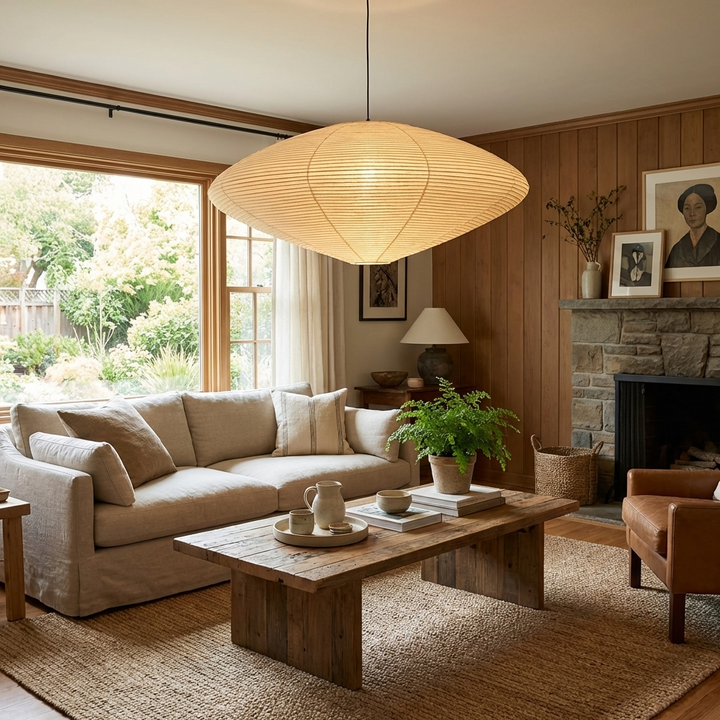 Washi Paper 15A 21A 26A Pendant Light