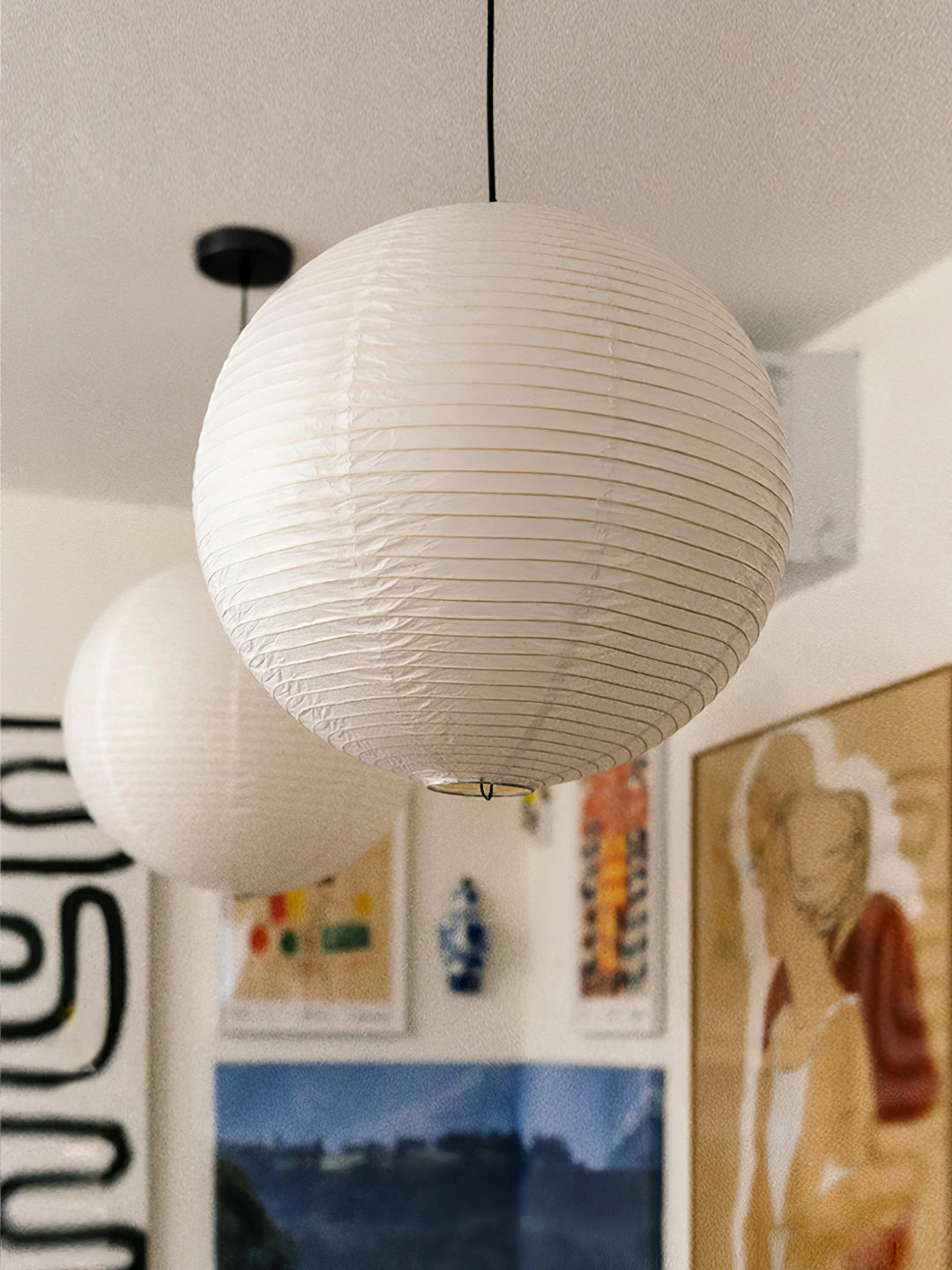 Akari A Pendant Swag Light - Vakkerlight