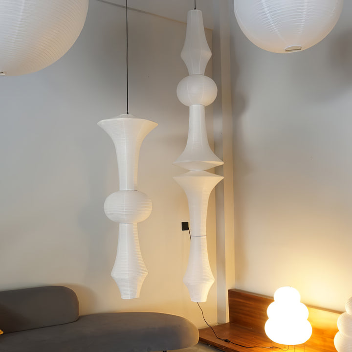 Washi Paper E Pendant Light - Vakkerlight