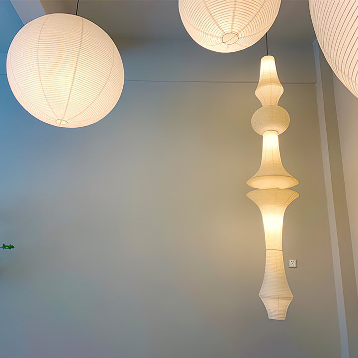 Washi Paper E Pendant Light - Vakkerlight